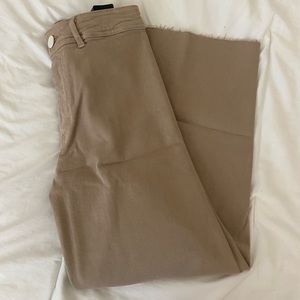 Tan Zara Zw Marine Straight Jeans Size US 8 (Tiktok Viral)